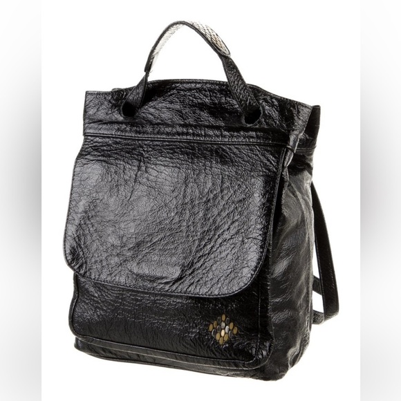 Calleen Cordero Dante  Crinkle Patent Leather Embellished Convertible Bag NWT main image 8